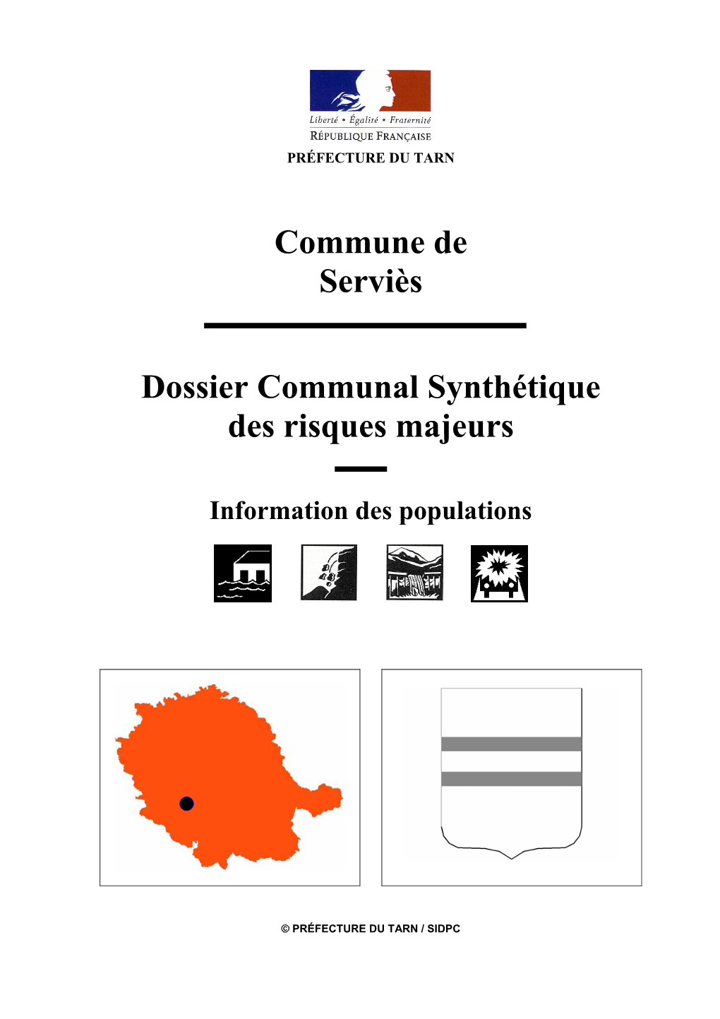 Commune De Serviès Dossier Communal Synthétique Des Risques