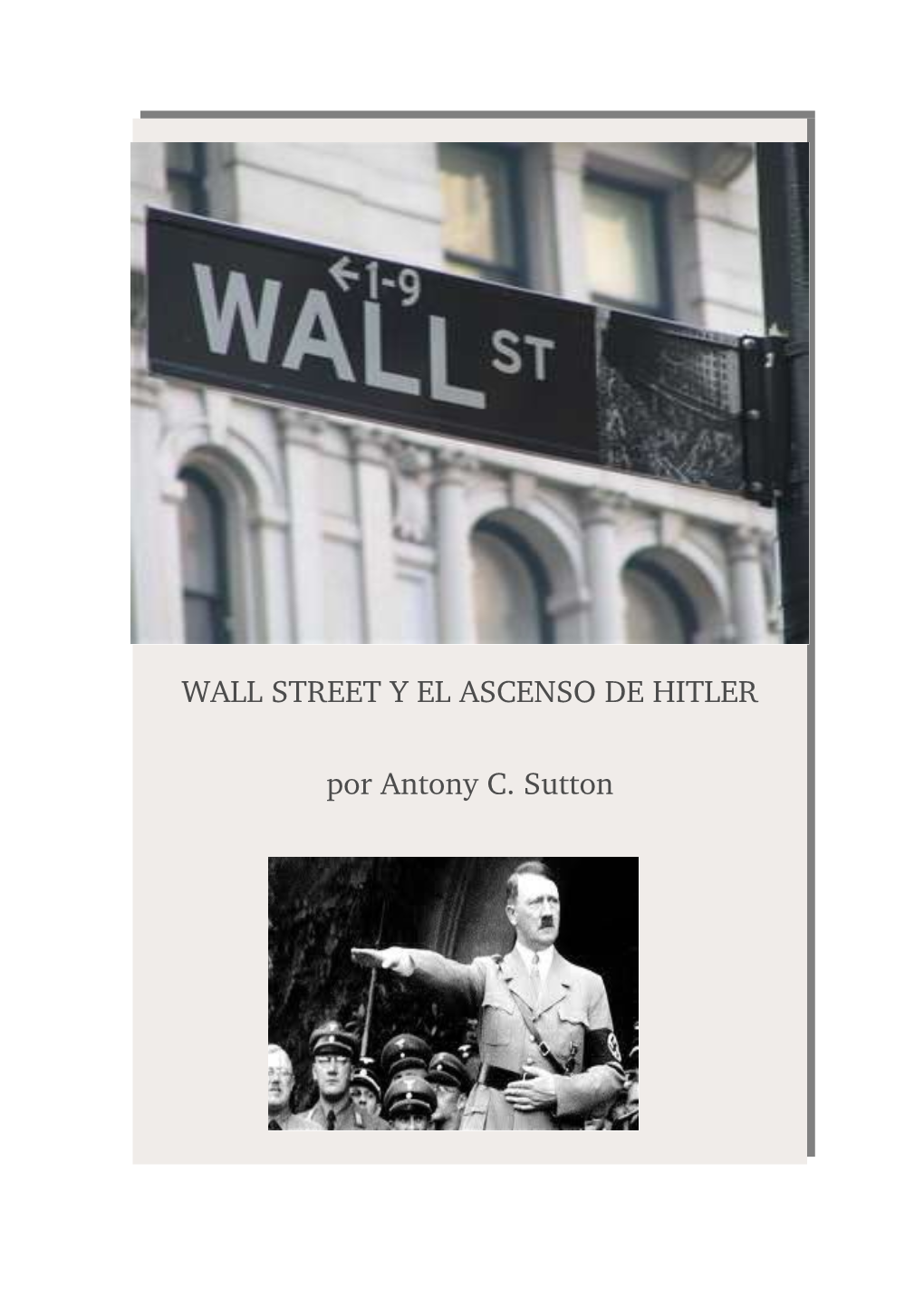 Wall Street Y El Ascenso De Hitler