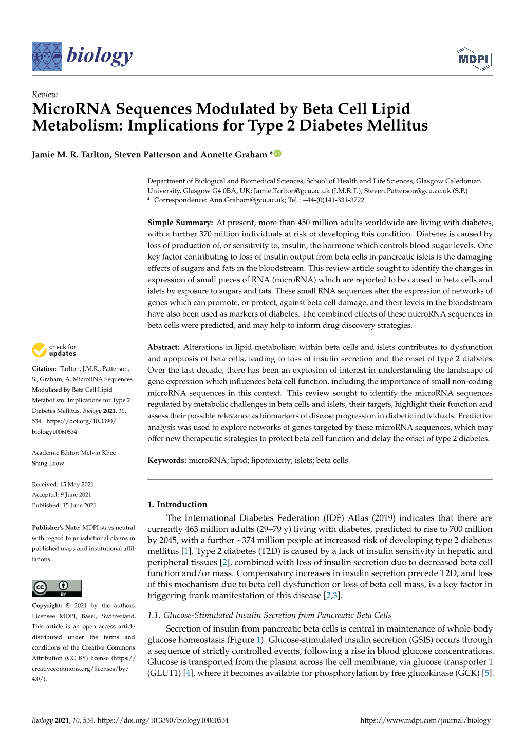 Microrna Sequences Modulated by Beta Cell Lipid Metabolism: Implications for Type 2 Diabetes Mellitus