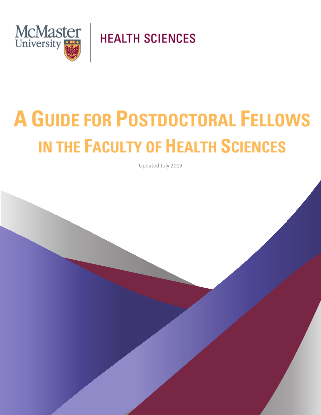 Guide for Postdoctoral Fellows in Health Sciences