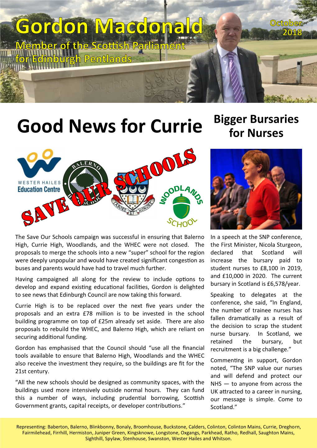 Good News for Currie for Nurses