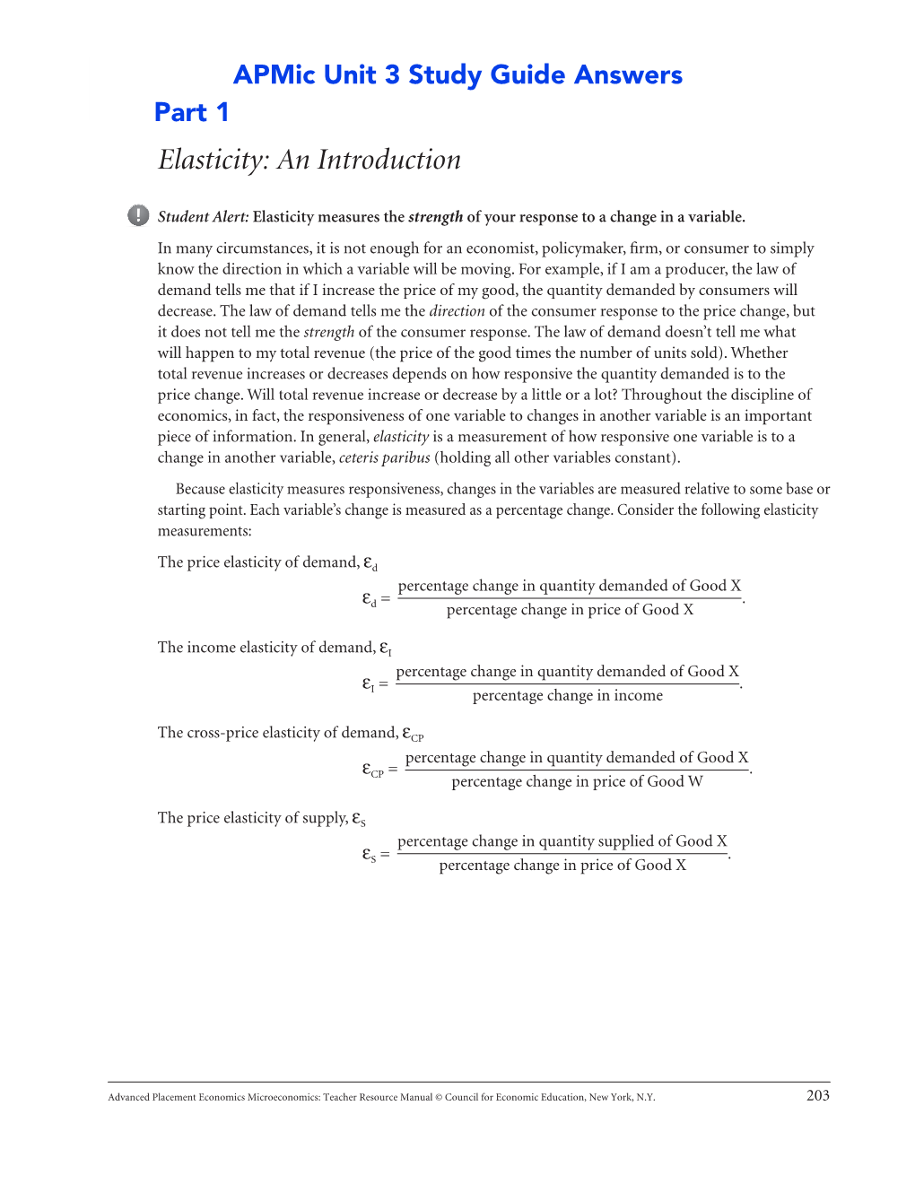 Elasticity: an Introduction