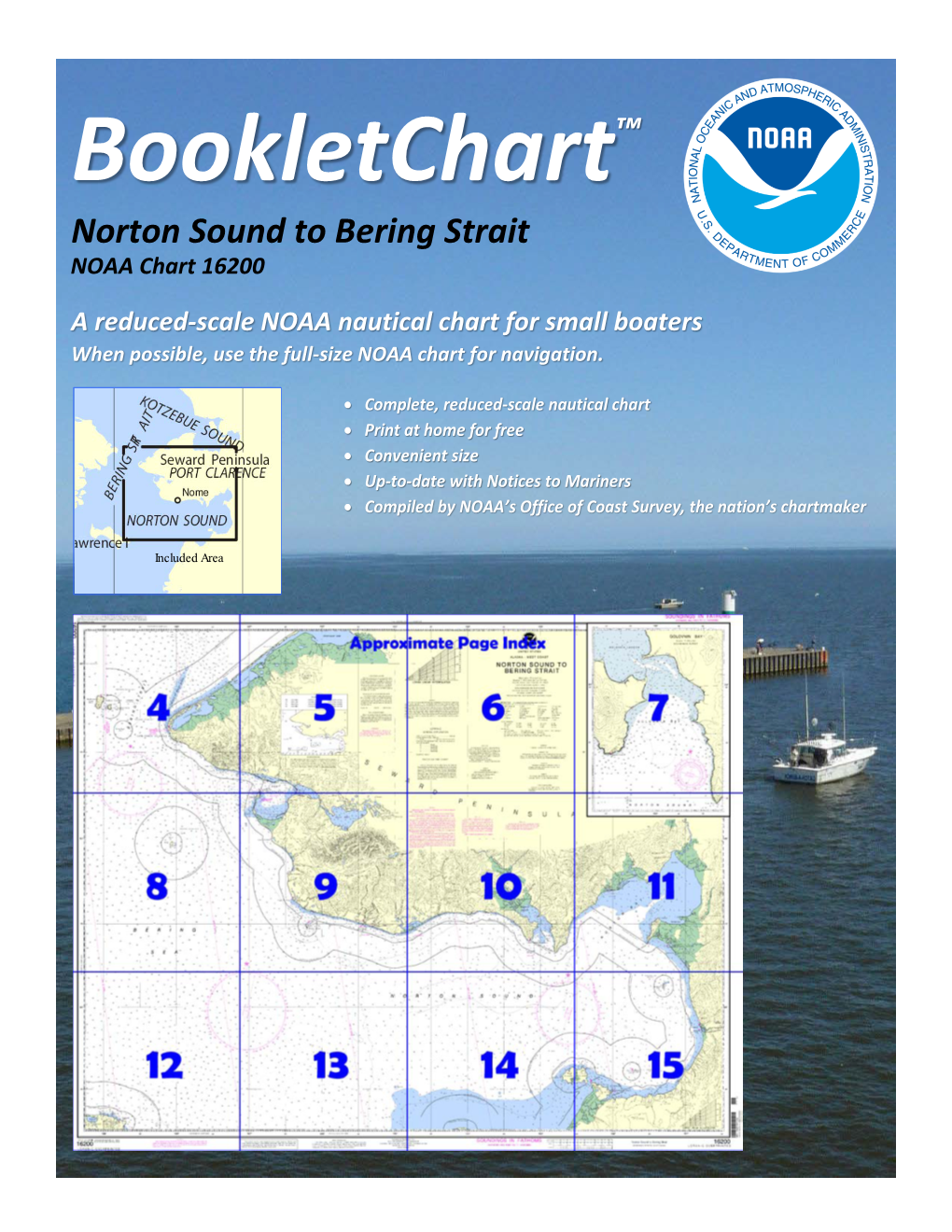 Bookletchart™ Norton Sound to Bering Strait NOAA Chart 16200