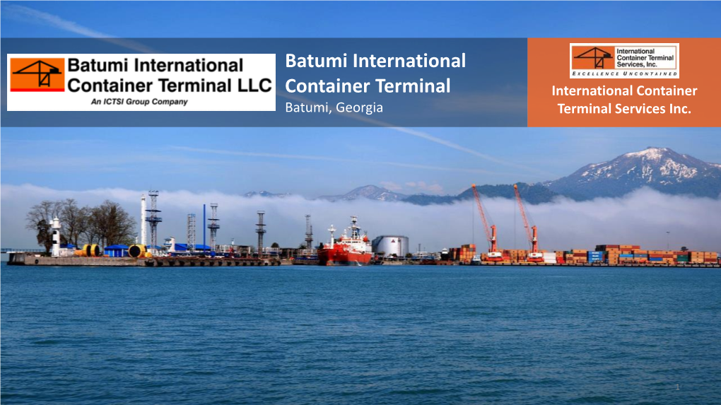 Batumi, Georgia International Container Terminal Services Inc