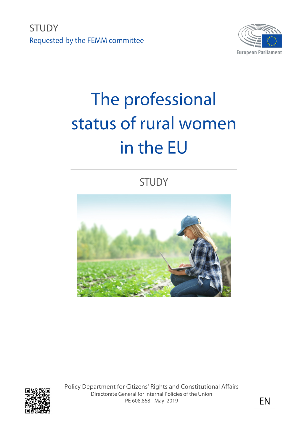 The Professional Status of Rural Women in the EU