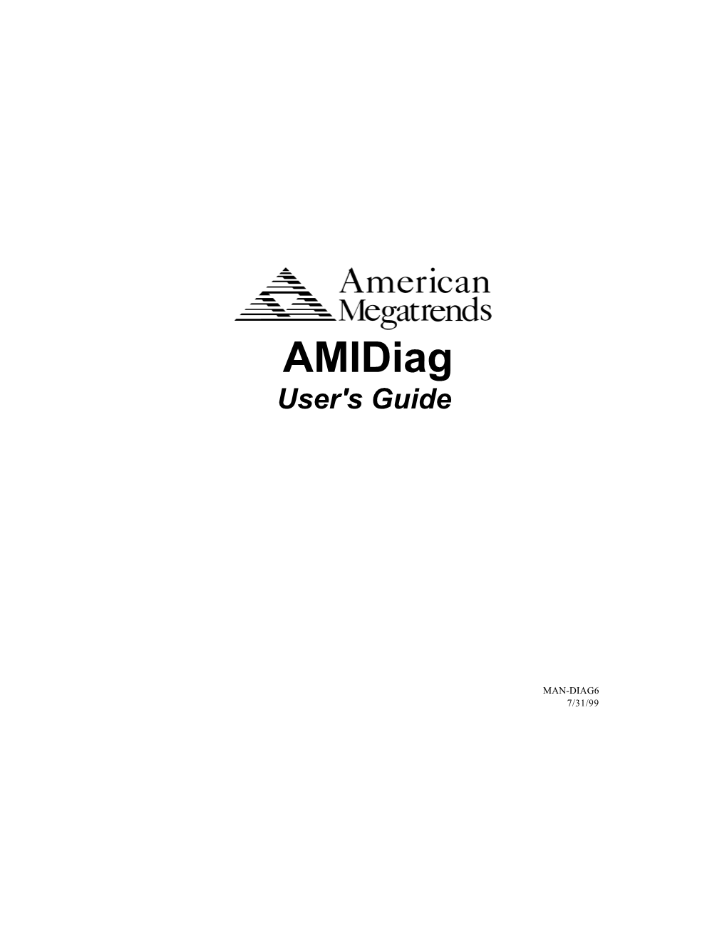 Amidiag User's Guide