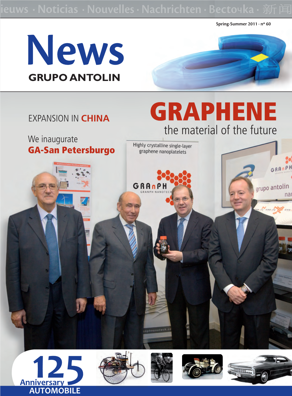 GRAPHENE the Material of the Future We Inaugurate GA-San Petersburgo