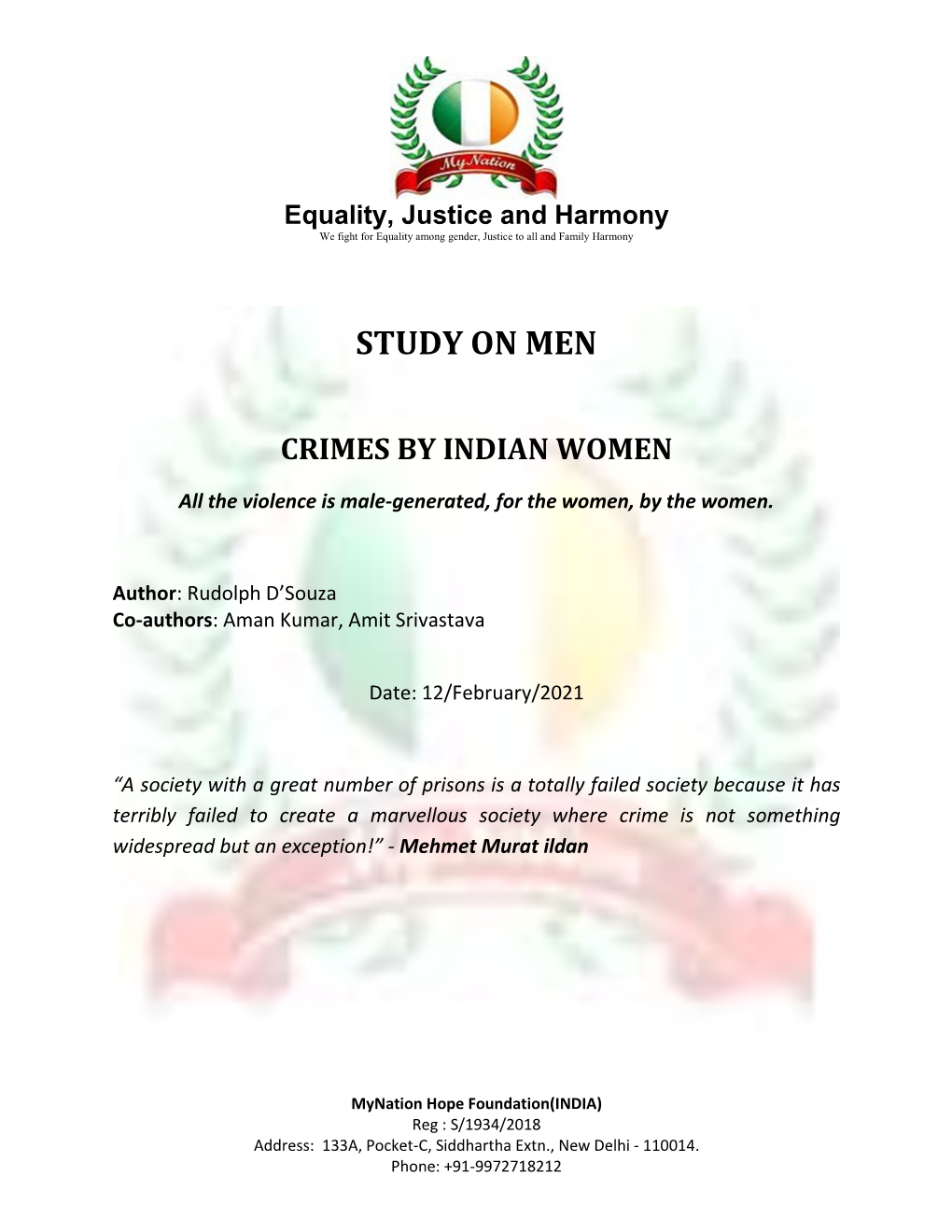 Crimes by Indian Women