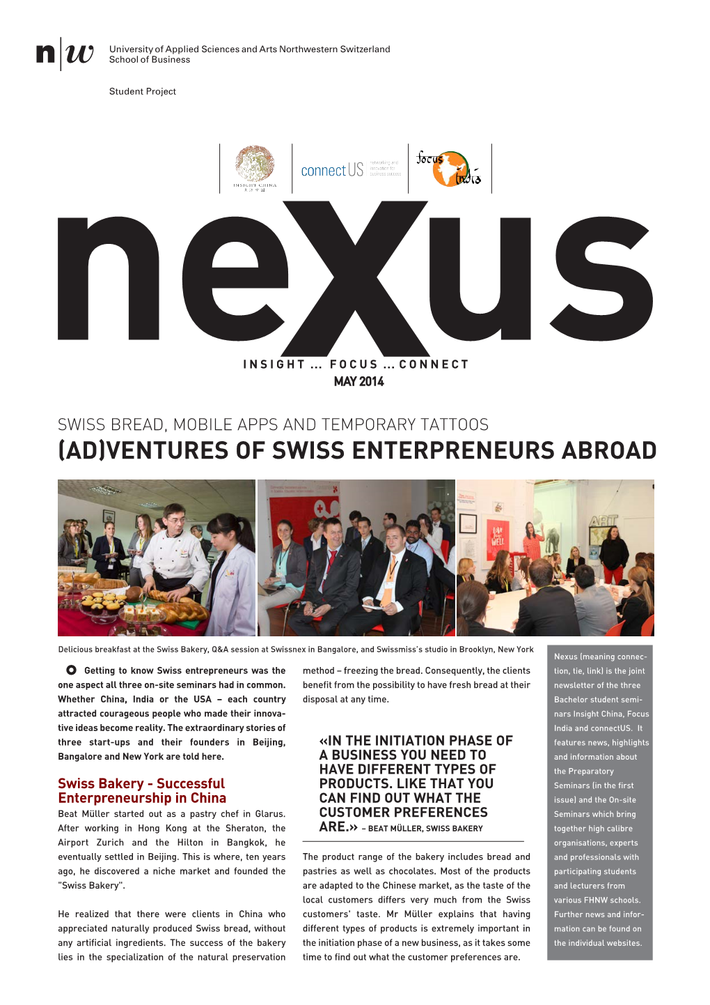 (Ad)Ventures of Swiss Enterpreneurs Abroad