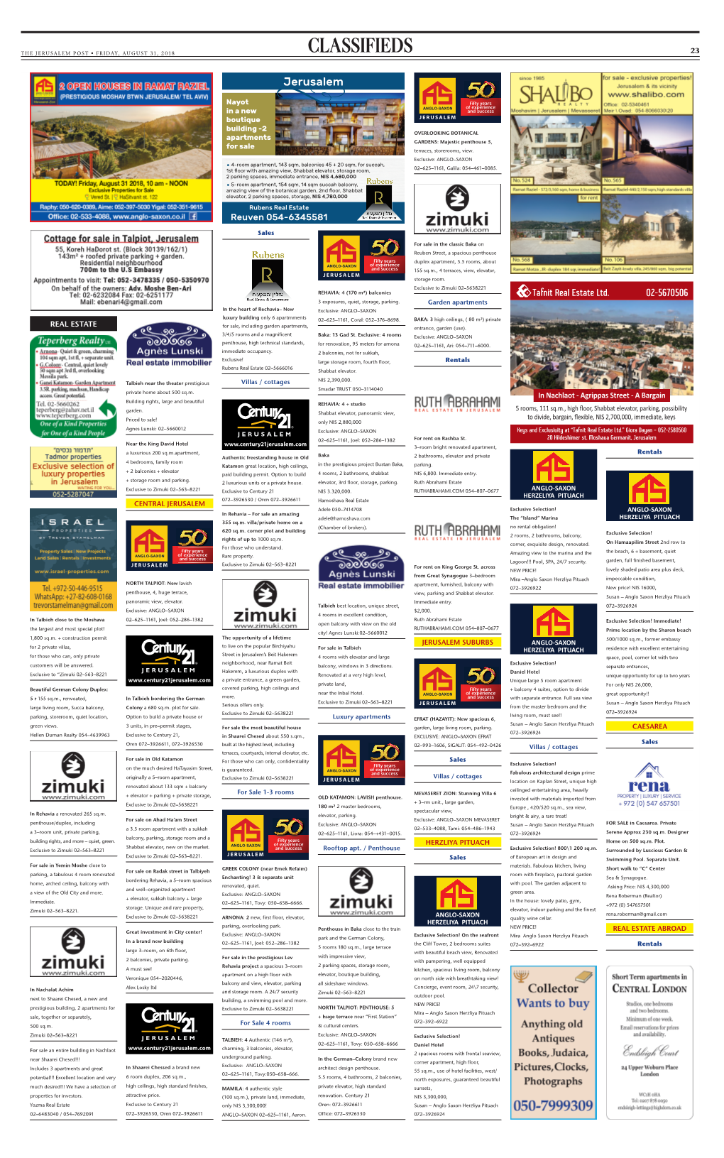 Classifieds 23