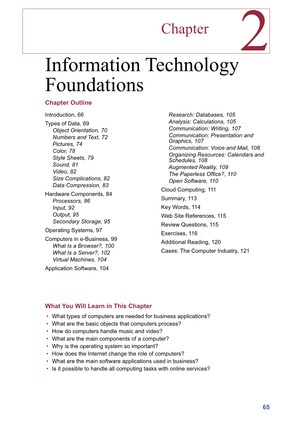 Information Technology Foundations 66