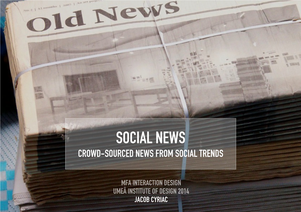 Social News Report