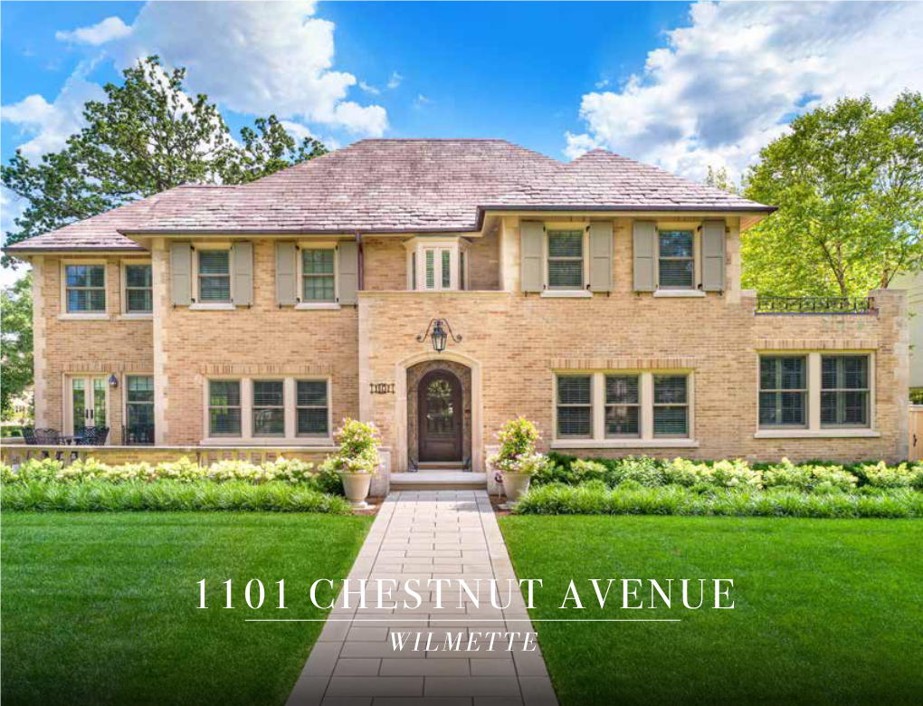 1101 Chestnut Avenue Wilmette 1101 Chestnut Avenue