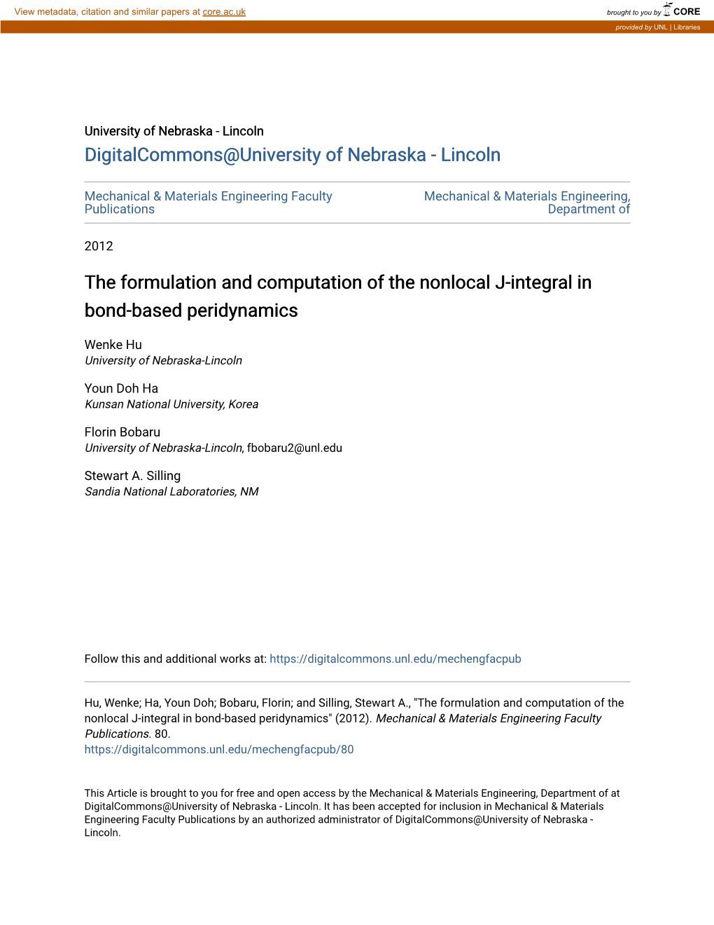 The Formulation and Computation of the Nonlocal J-Integral in Bond-Based Peridynamics