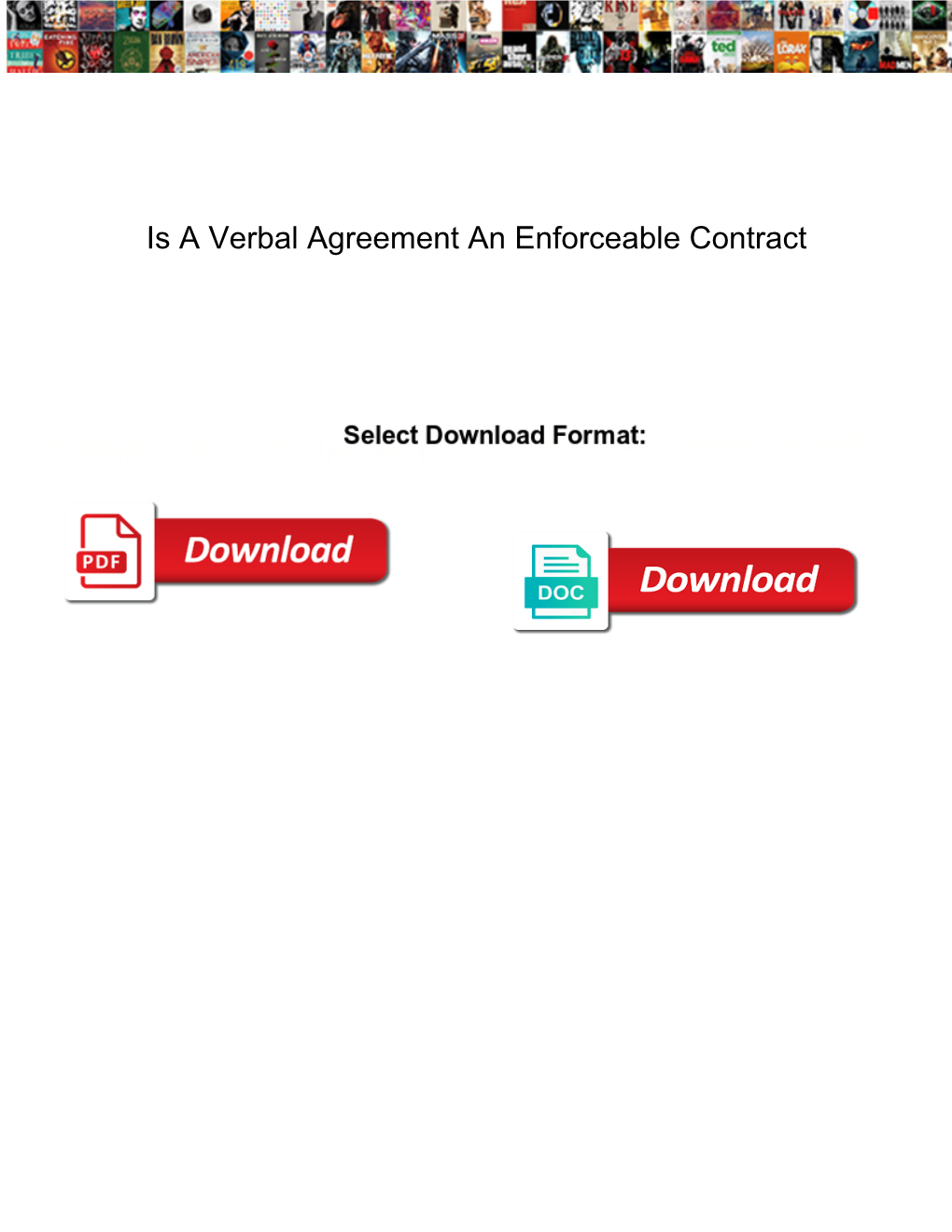 Is a Verbal Agreement an Enforceable Contract