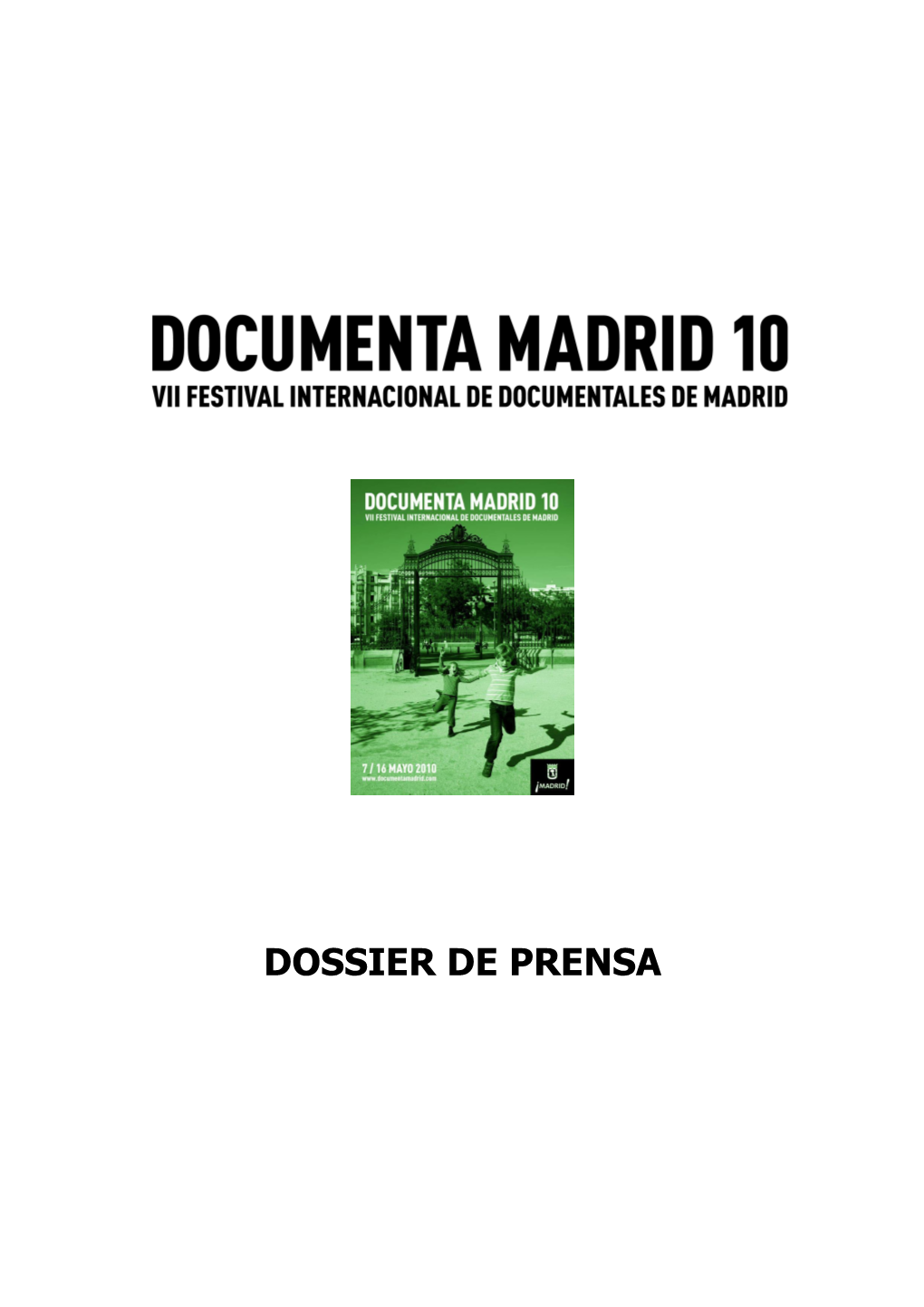 Dossier De Prensa