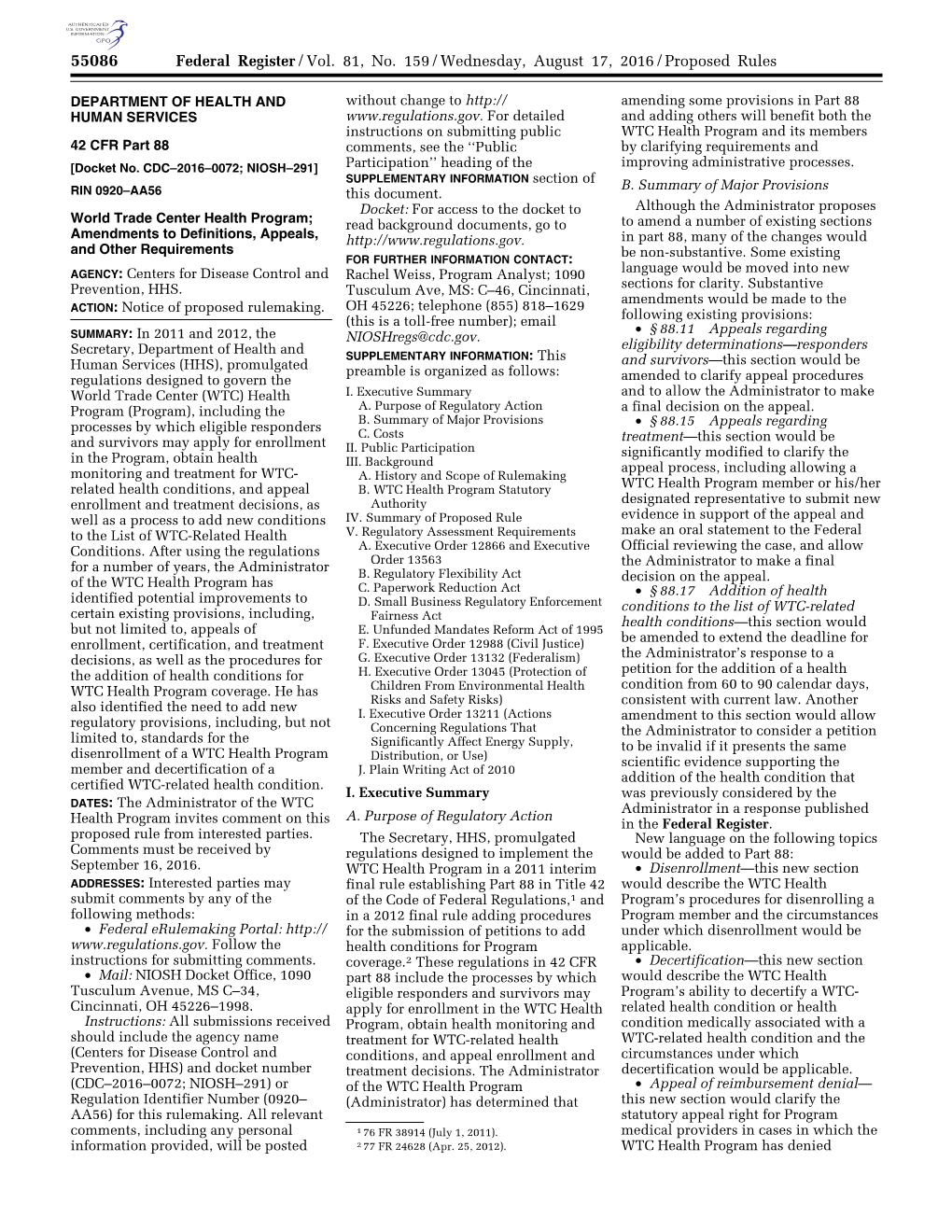 Federal Register/Vol. 81, No. 159/Wednesday, August 17, 2016