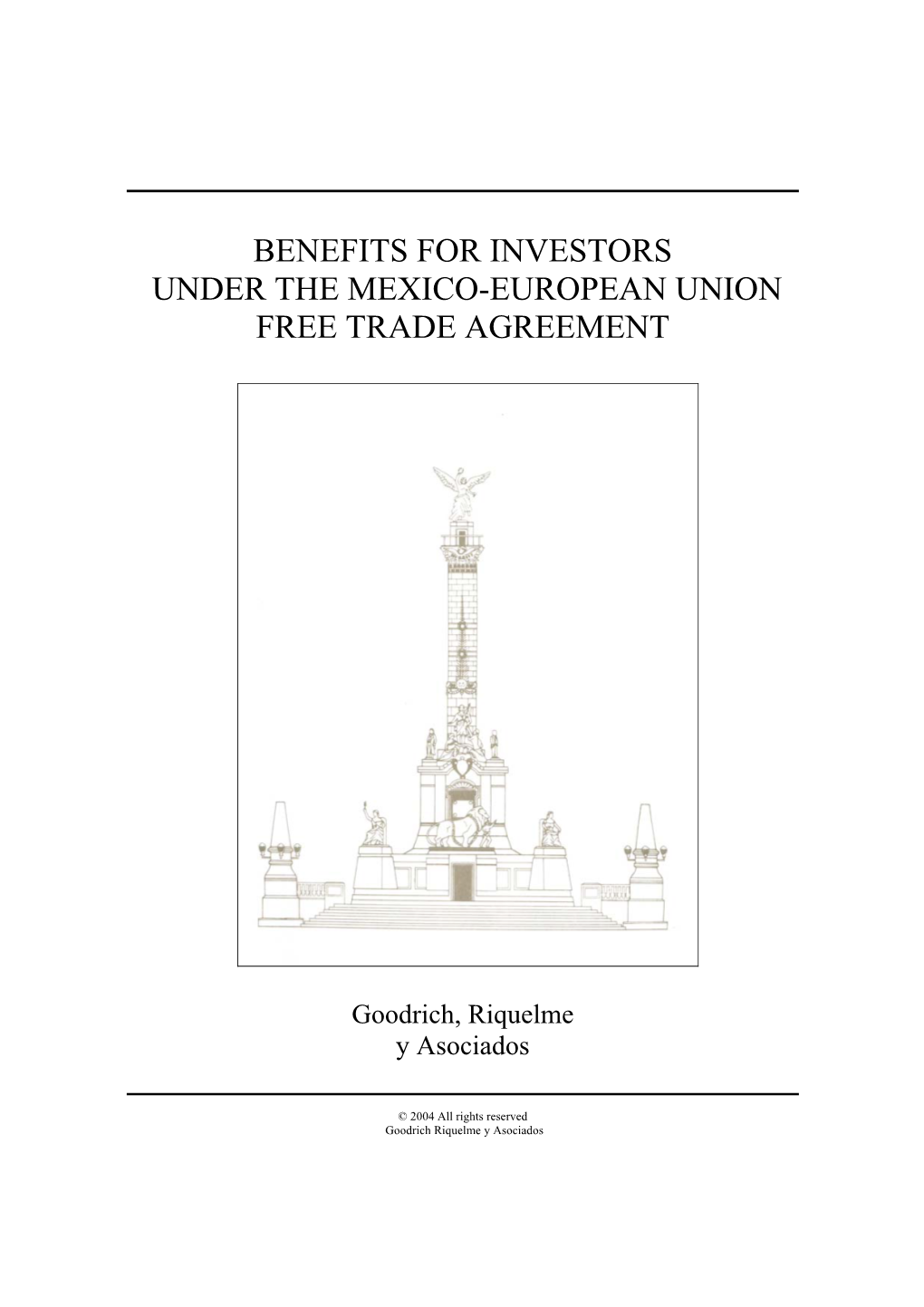 Benefits for Investors Under the Mexico-European Union Free Trade Agreement