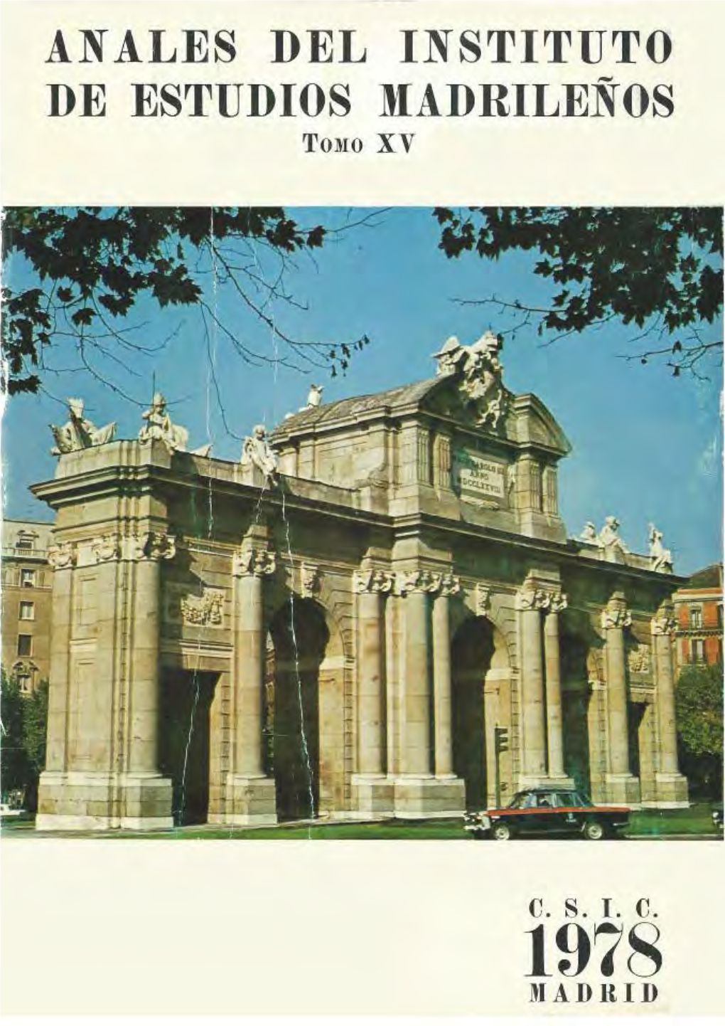 La Política De Vivienda Del Ayuntamiento De Madrid (1868-1978)