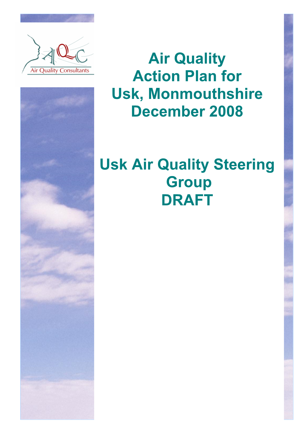 Air Quality Action Plan for Usk, Monmouthshire