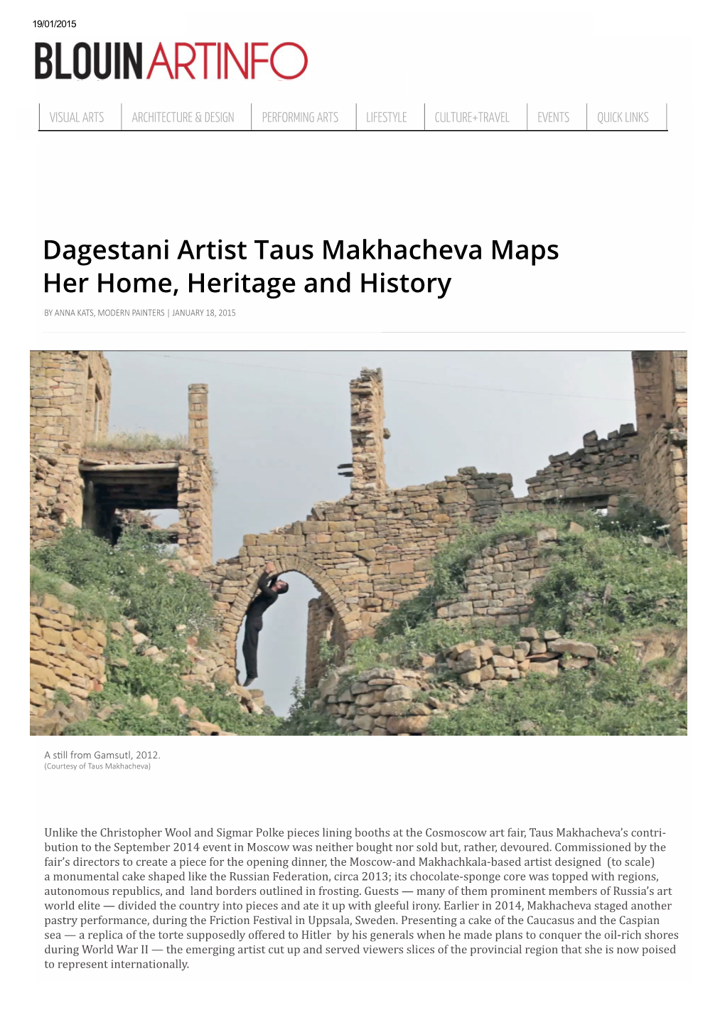 Dagestani Artist Taus Makhacheva Maps Her Home, Heritage and History | BLOUIN ARTINFO