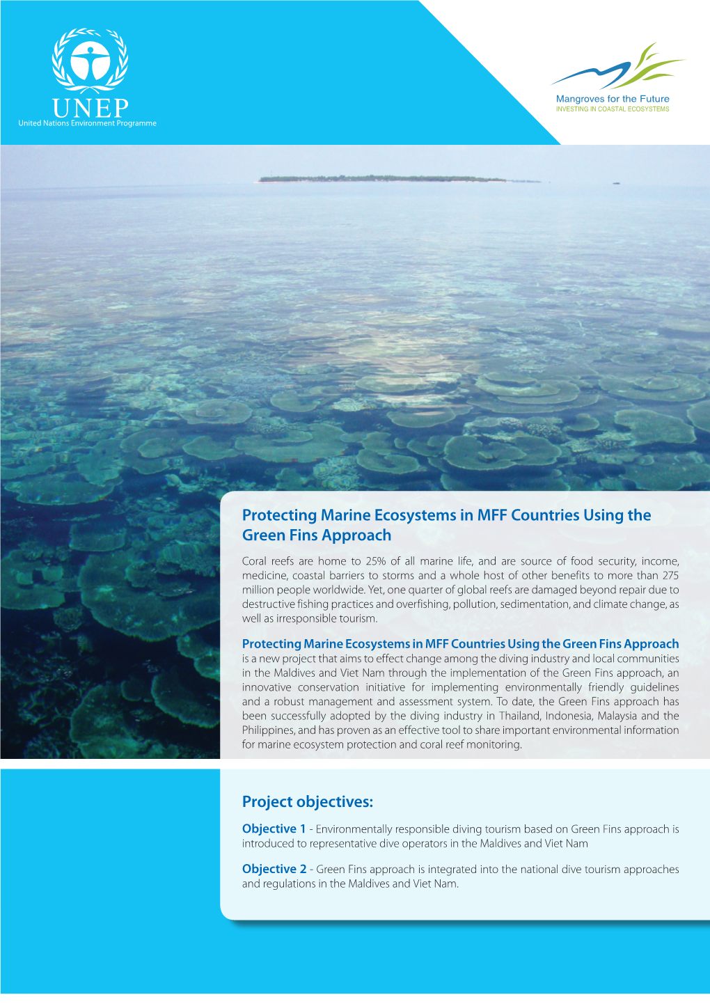 Protecting Marine Ecosystems in MFF Countries Using the Green Fins