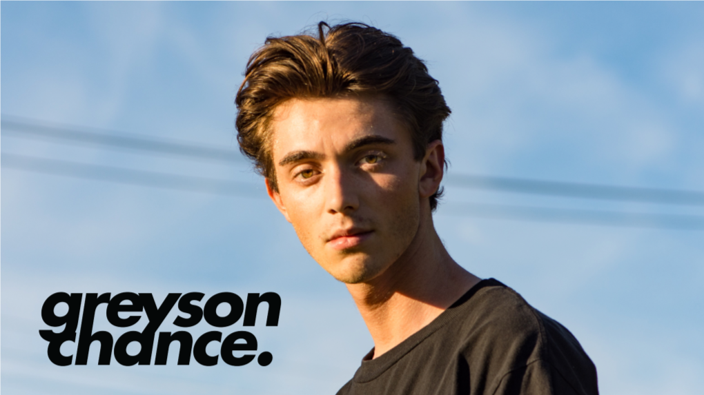 Greyson Chance Has Enjoyed a Spectacular First Chapter