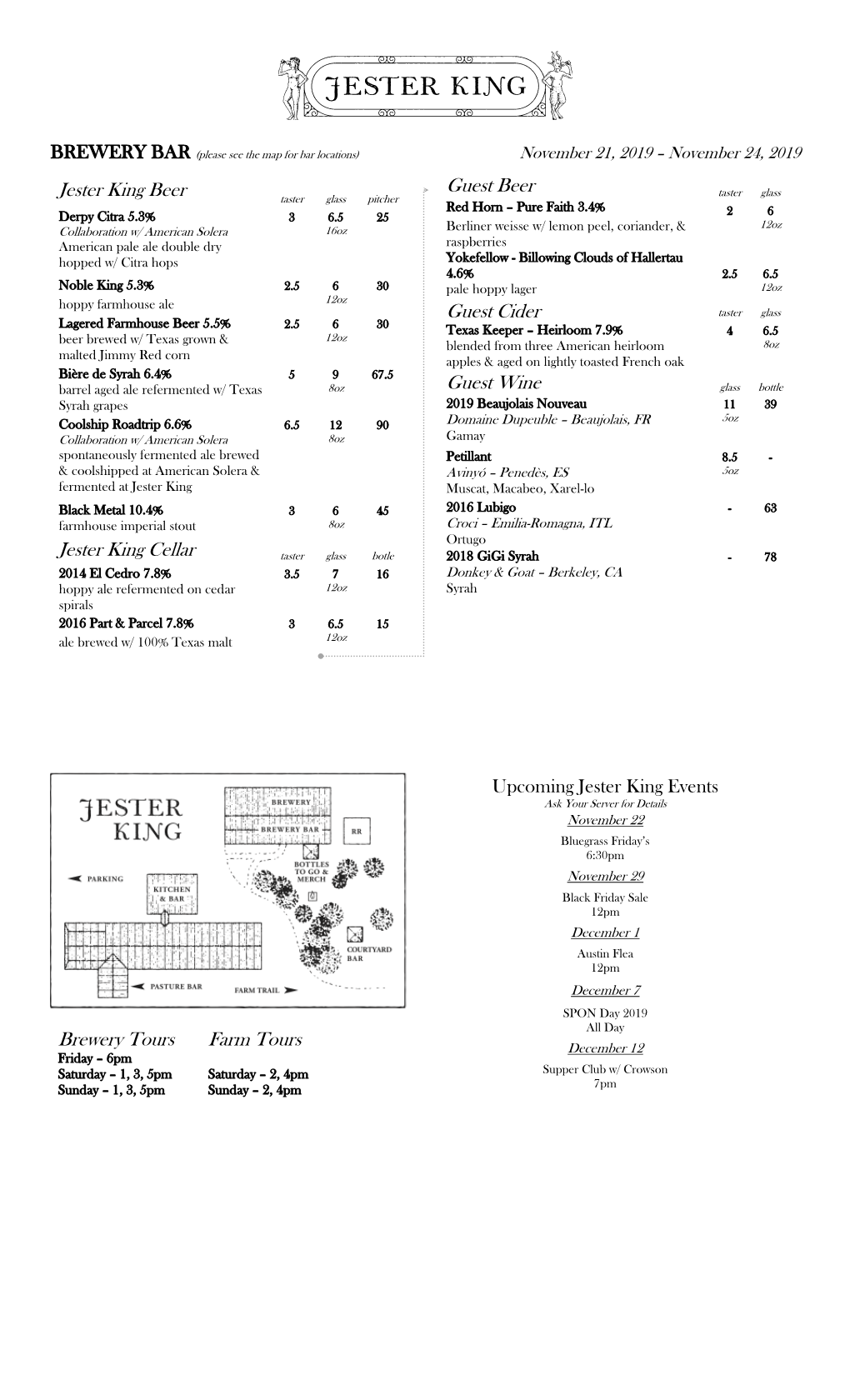 Jester King Beer Jester King Cellar Guest Beer Guest