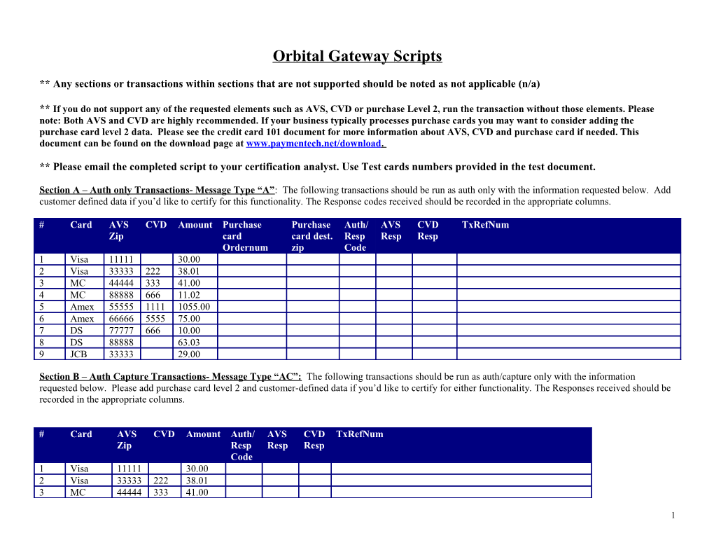 HCS Retail Scripts