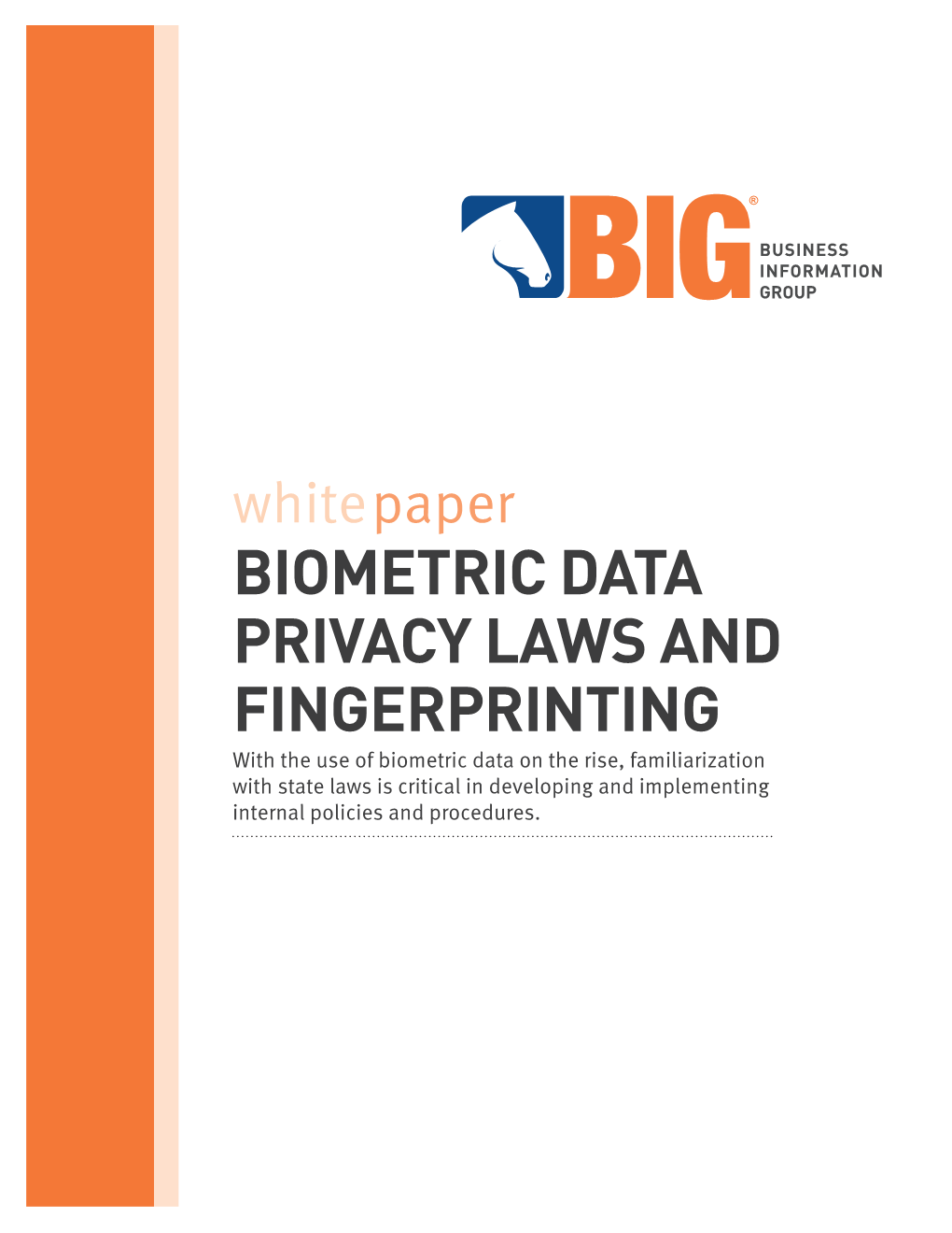 Biometric Data Privacy Laws and Fingerprinting