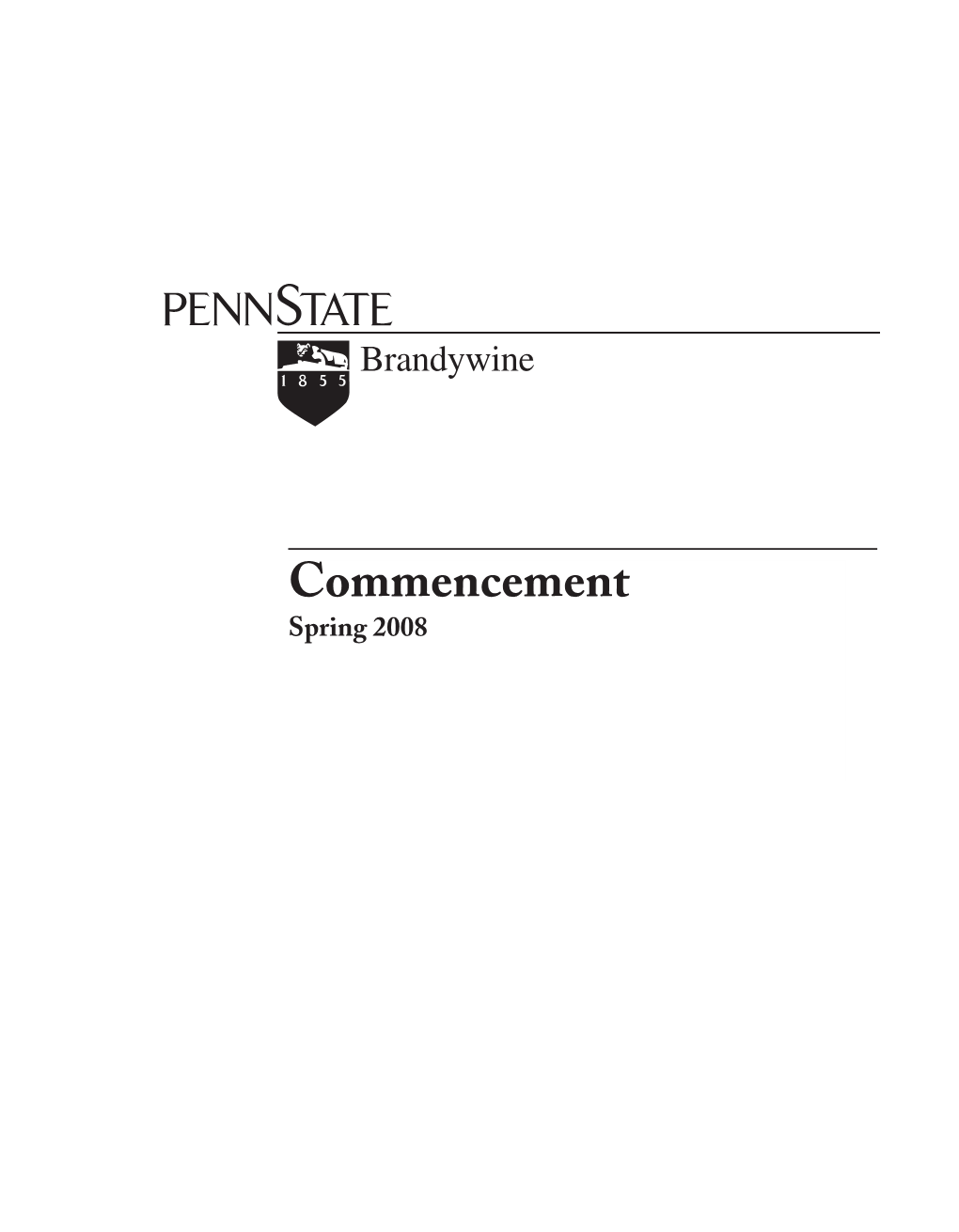 Spring Commencement