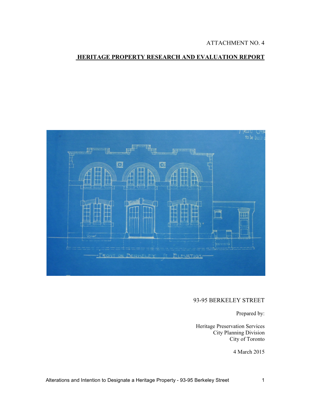 Attachment No. 4 Heritage Property Research And