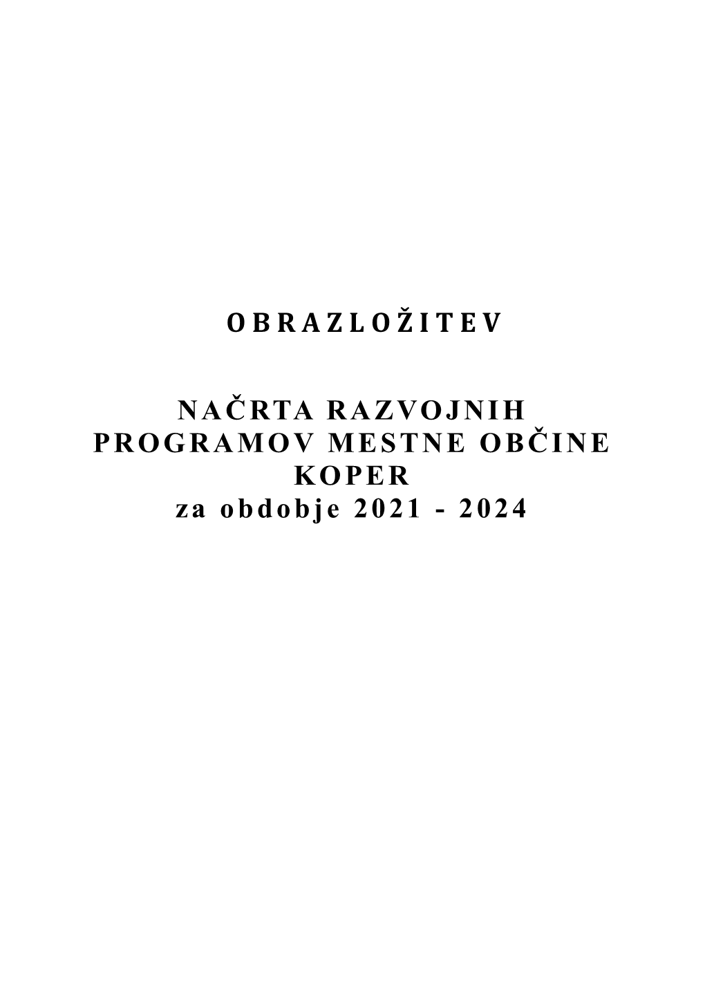 Obrazložitev NRP 2021