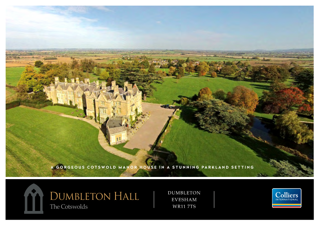 Dumbleton Hall EVESHAM the Cotswolds WR11 7TS DUMBLETON HALL | DUMBLETON | EVESHAM | WR11 7TS