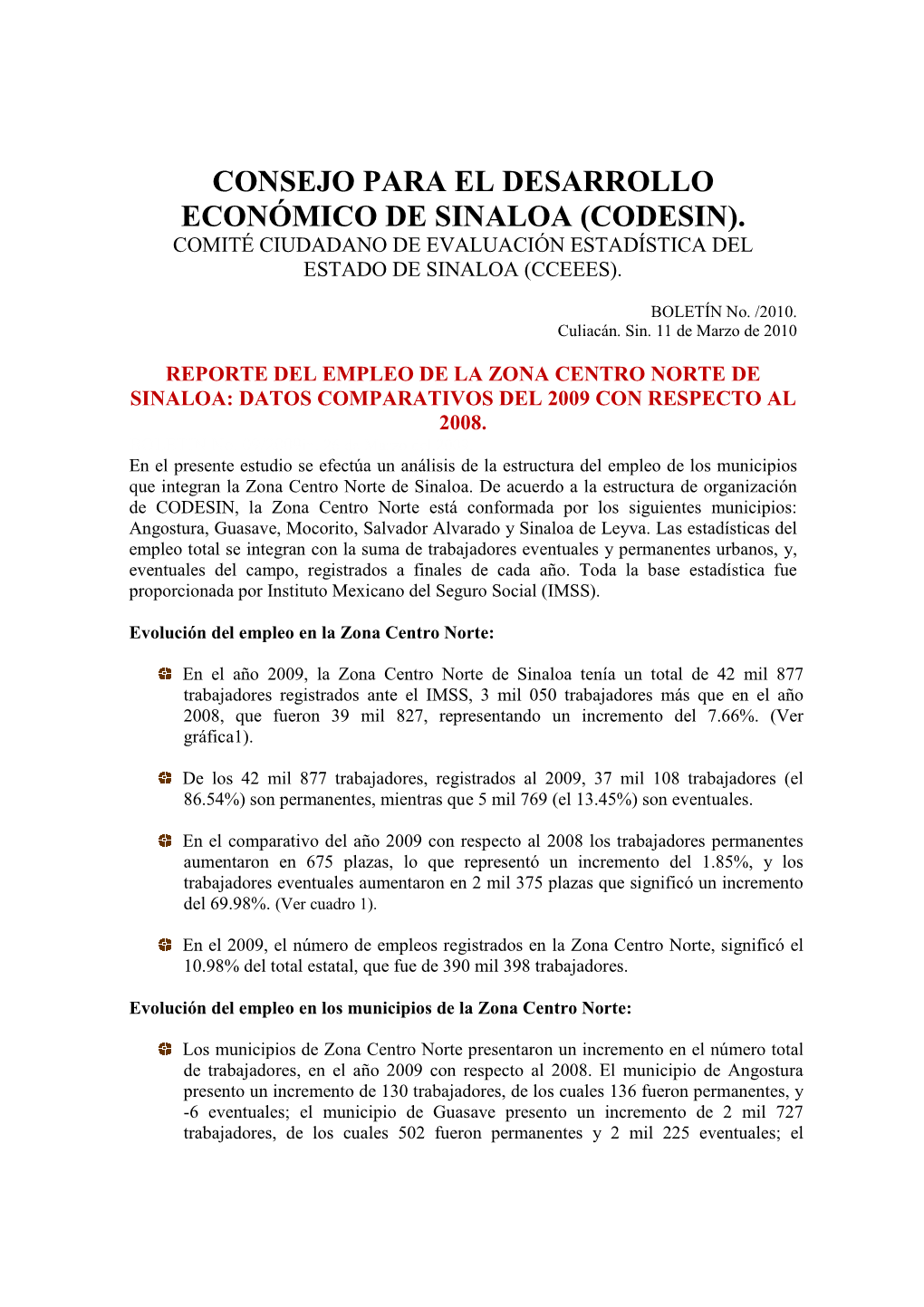 Consejo Para El Desarrollo Económico De Sinaloa (Codesin)