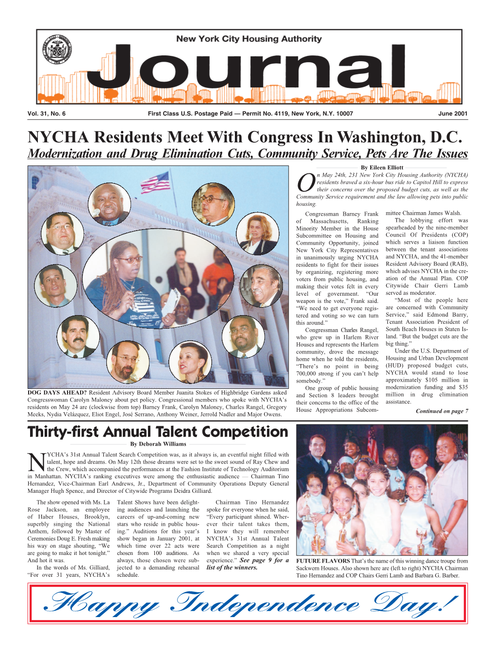 NYCHA Residents Meet with Congress in Washington, D.C