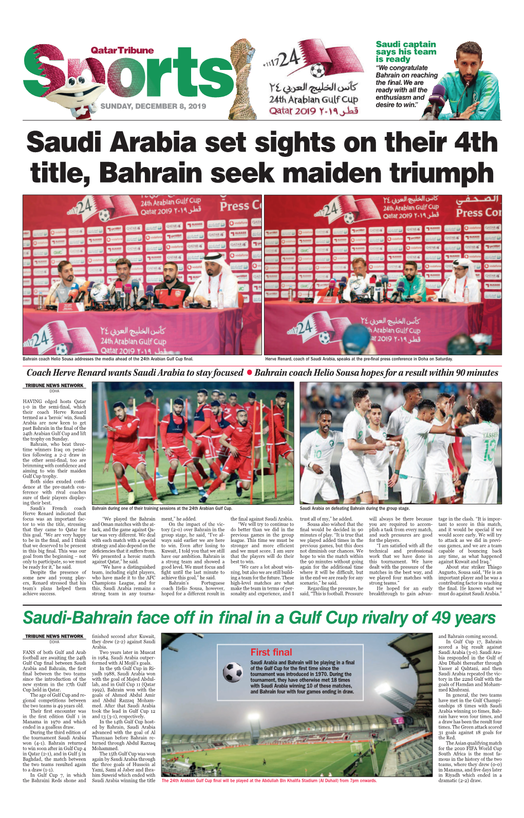 Saudi Arabia Set Sights on Their 4Th Title, Bahrain Seek Maiden Triumph