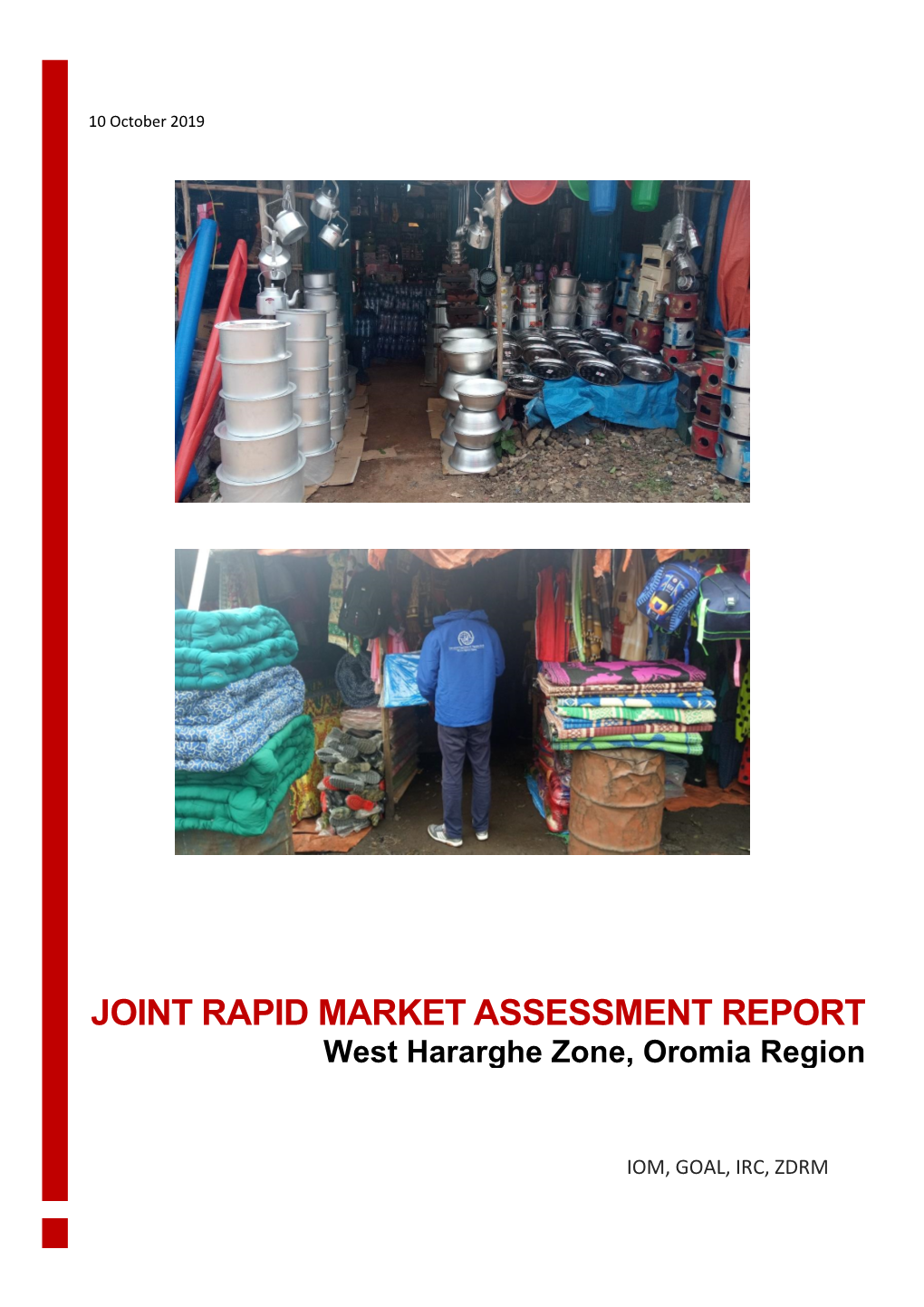 JOINT RAPID MARKET ASSESSMENT REPORT West Hararghe Zone, Oromia Region
