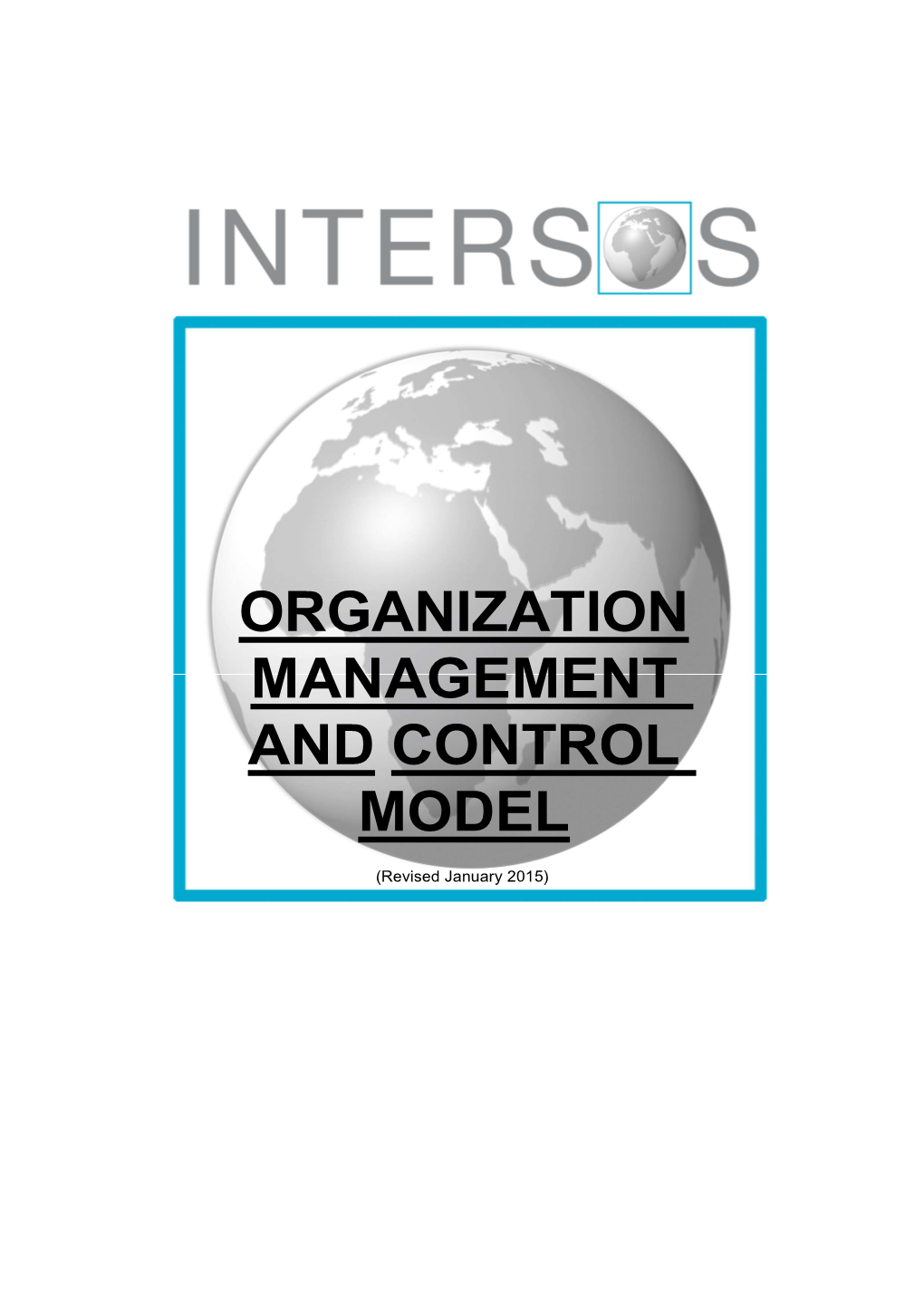 Organization Management and Control Model