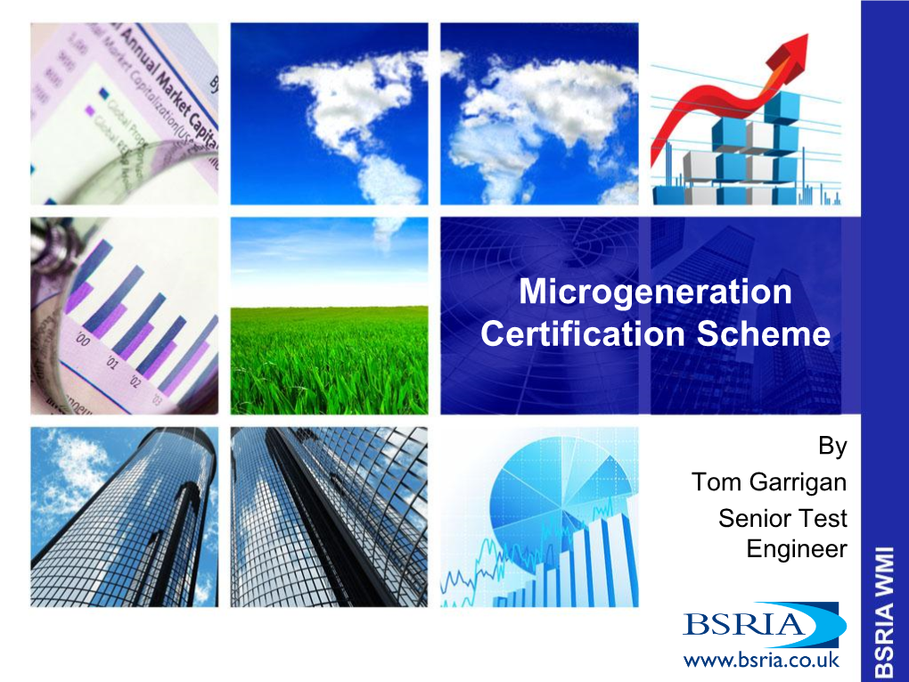 Microgeneration Certification Scheme