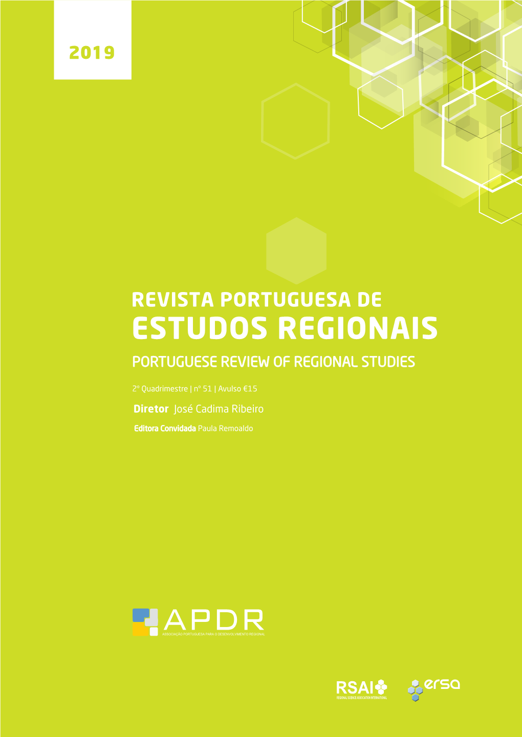 Portuguese Review of Regional Studies
