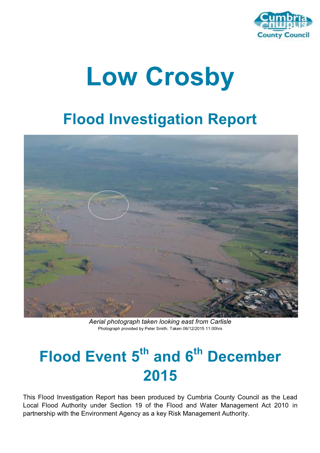 Low Crosby Final Flood Investigation Report