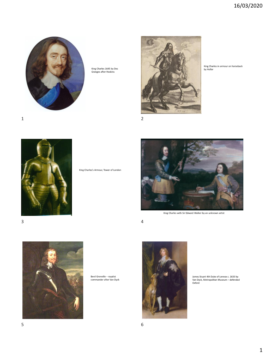 Charles I Slides 4 2019 Printable