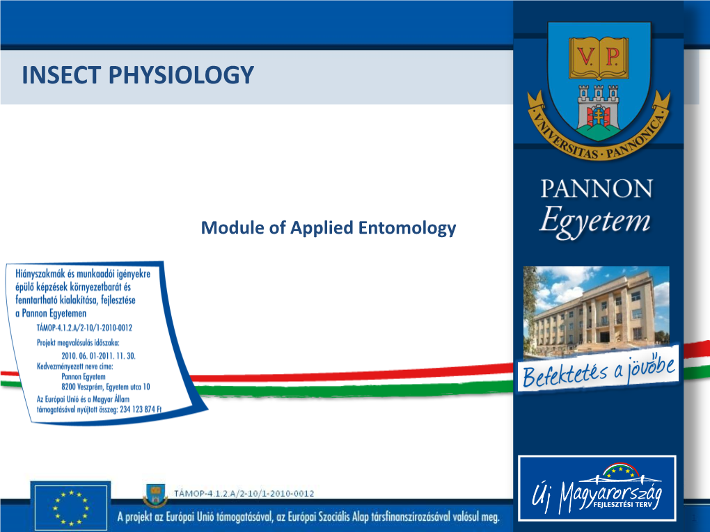 Insect Physiology