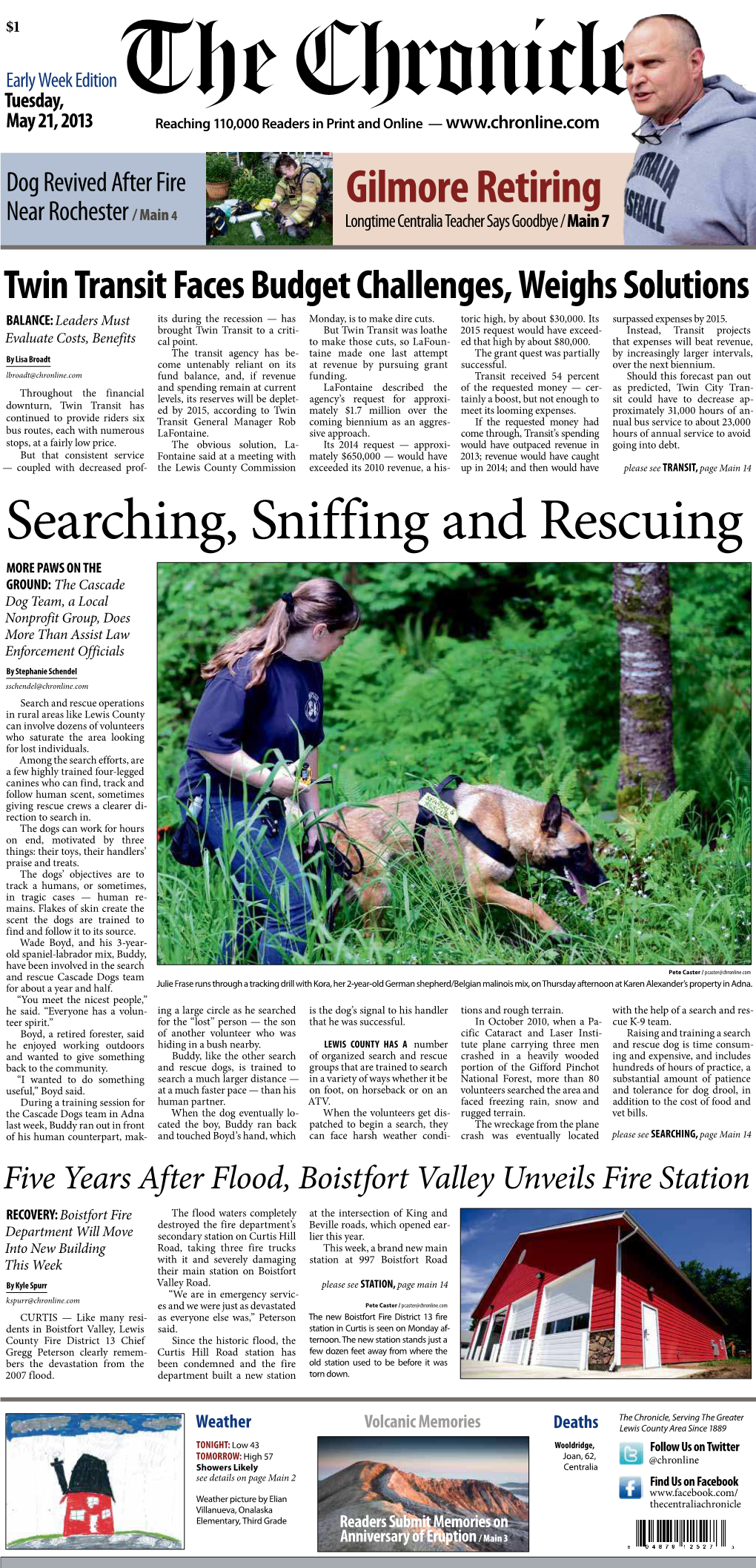 Searching, Sniffing and Rescuing