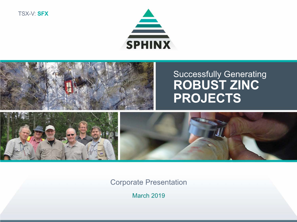 Sphinx Corporate Presentation March 2019