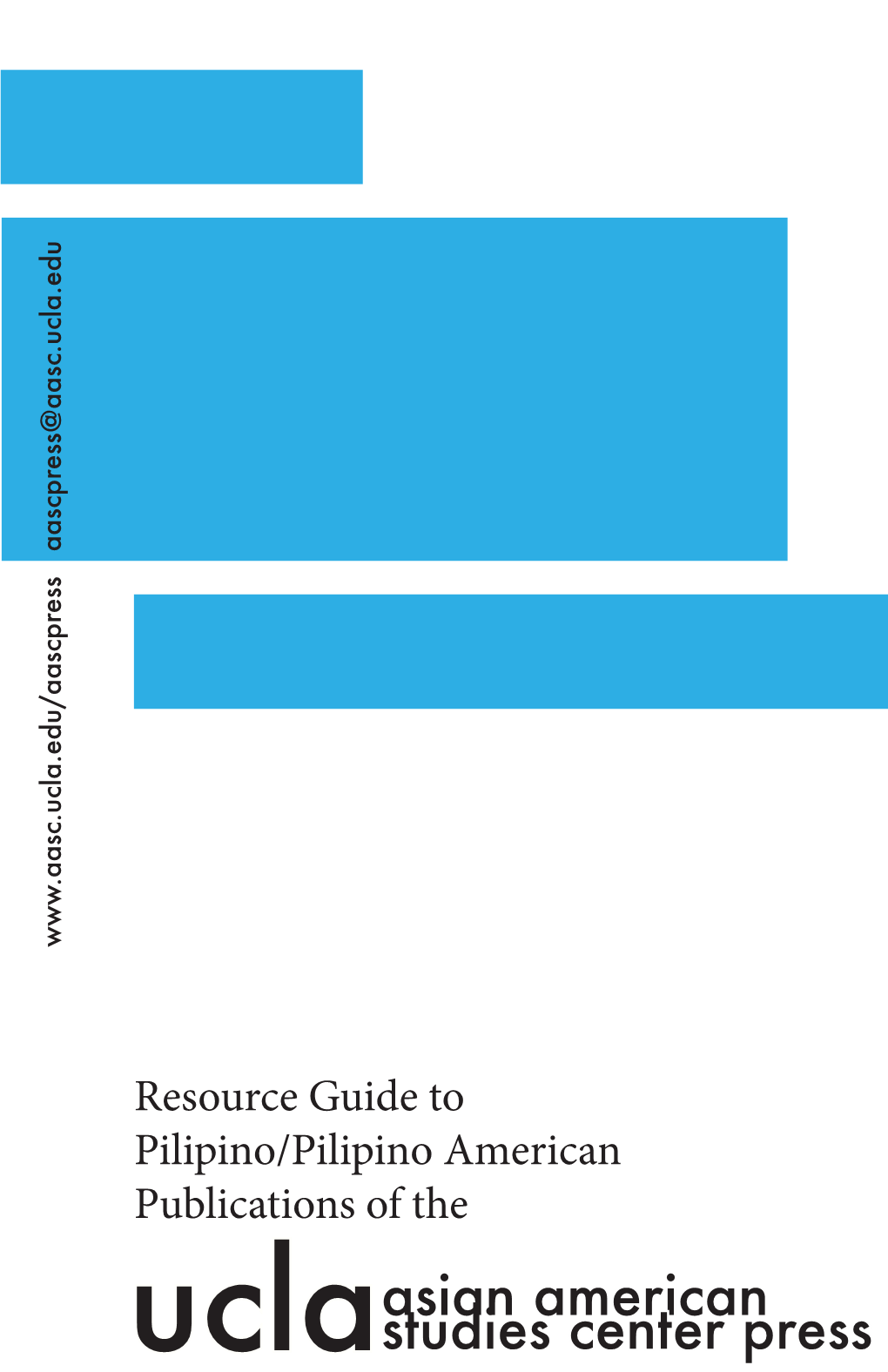 Pilipino/Pilipino American Resource Guide to Center Press Publications