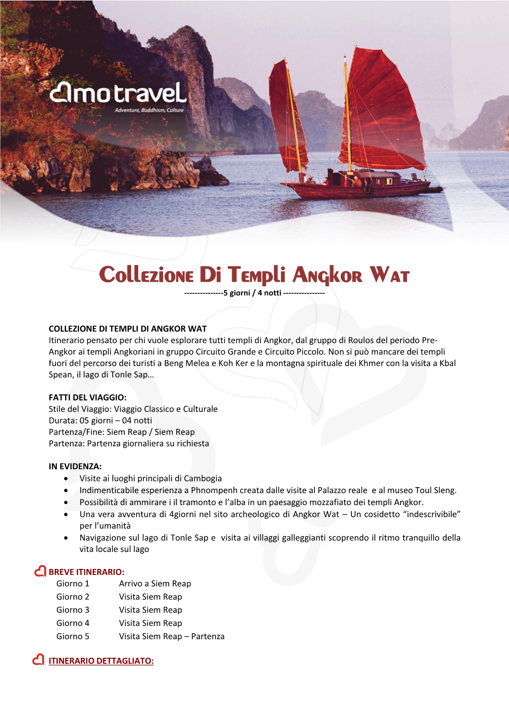 Collezione Di Templi Angkor Wat ------5 Giorni / 4 Notti