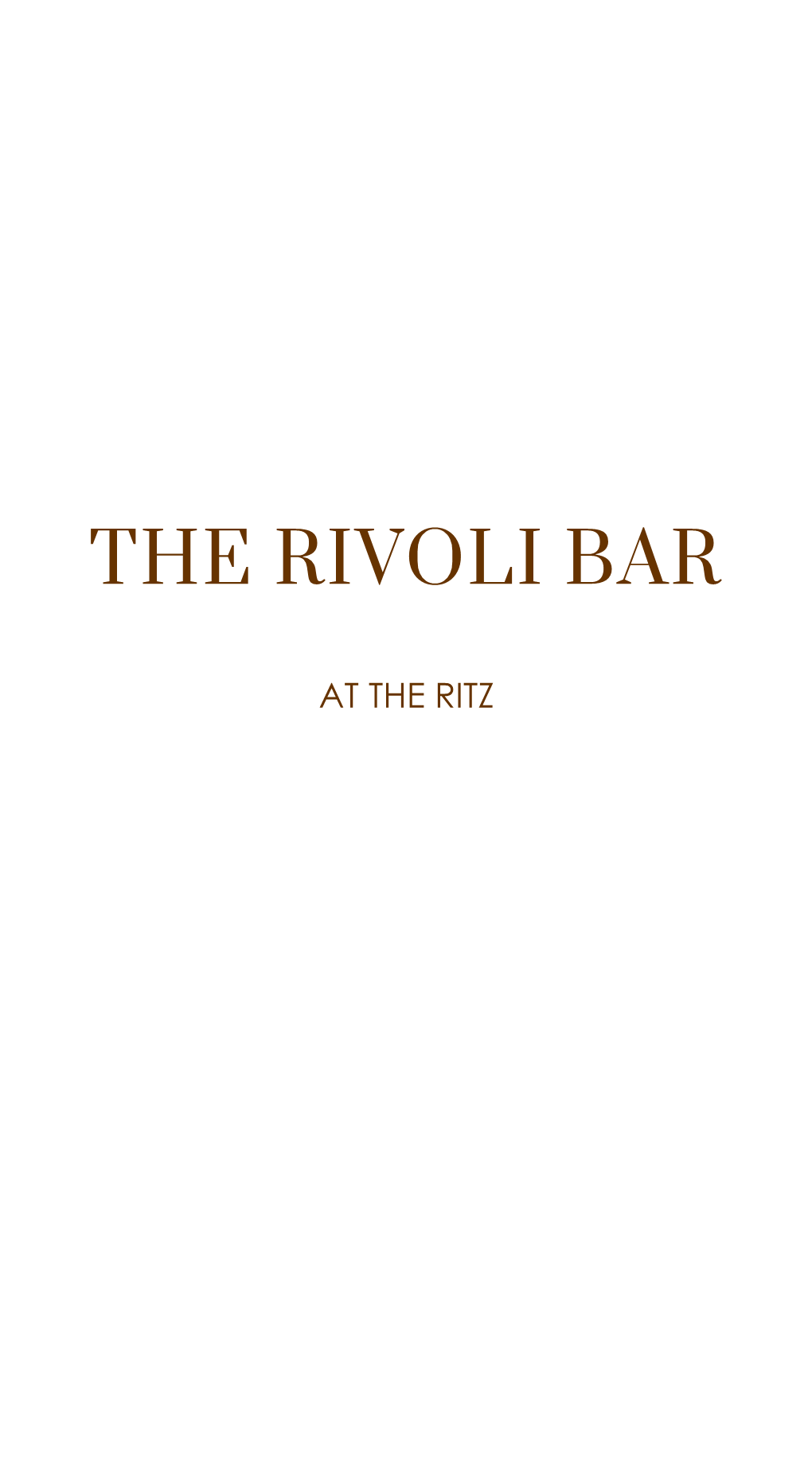 The Rivoli Bar