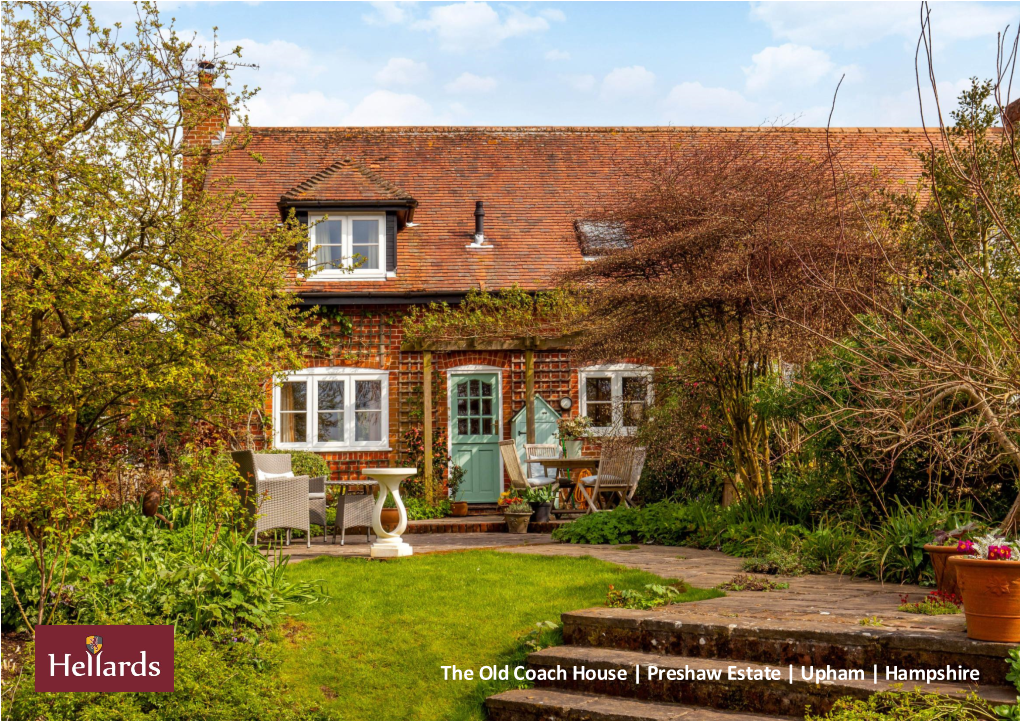 The Old Coach House | Preshaw Estate | Upham | Hampshire